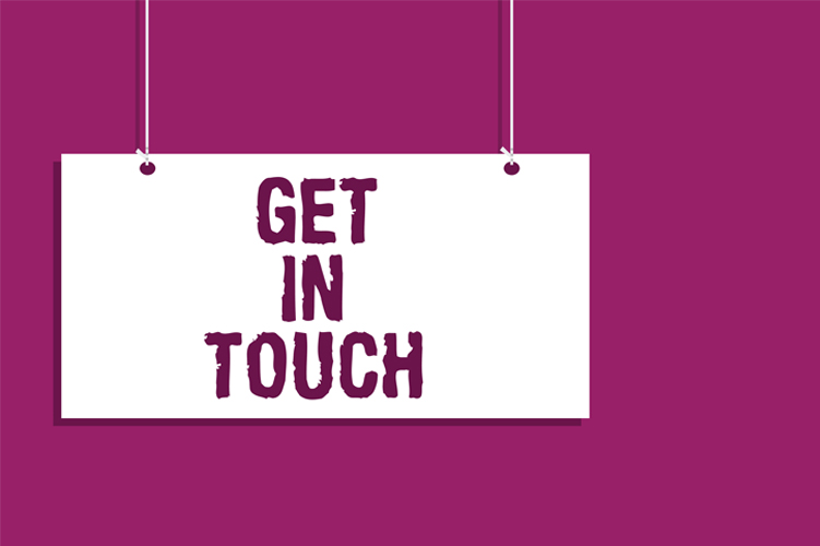 Get in touch image